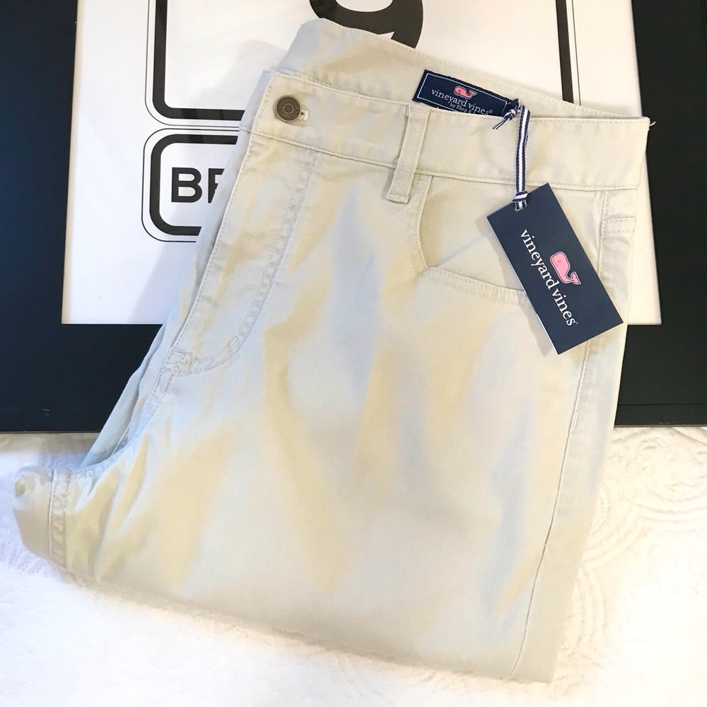 Vineyard Vines Five Pocket Slim Jeans Stone NWT
